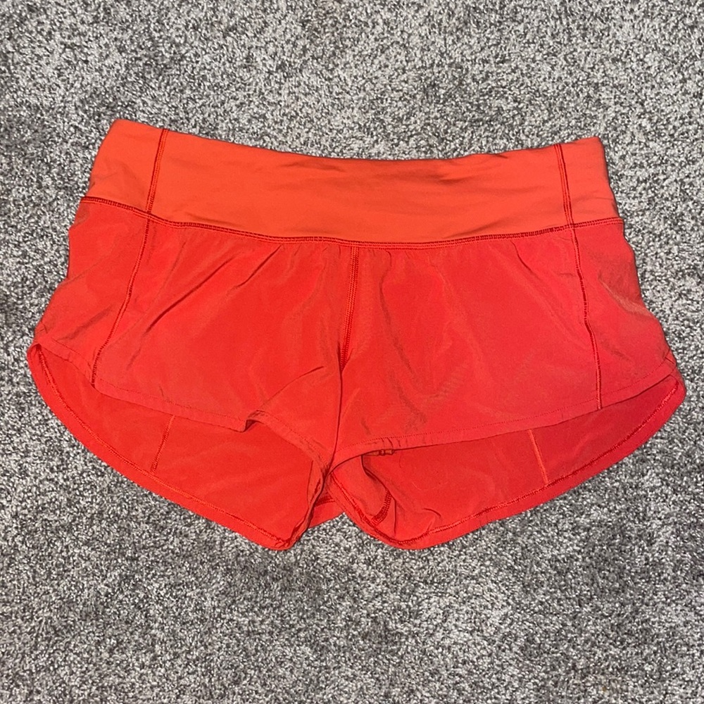 Fire Red/Orange Lulu Shorts Gem